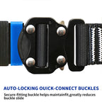 Safety Harness Fall Protection Kit with Shock Absorbing Lanyard & Suspension Trauma Safety Straps Upgrade Quick Buckles, Roofing Harness Construction Harness