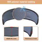 Fall Protection Safety Harnesses Full Body Roofing Construction Harness 5 Point Adjustment Harness Padded Black OSHA/ANSI COMPLIANT